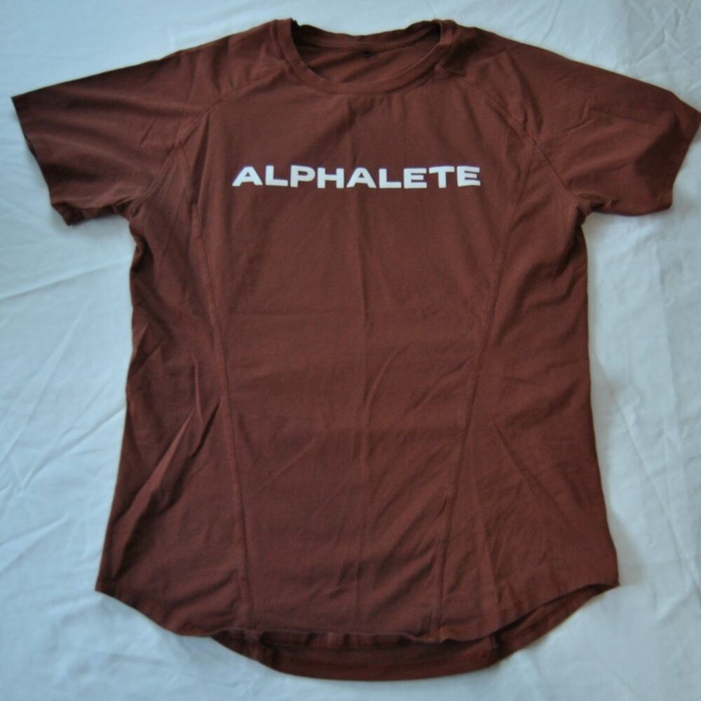 Alphalete Brown(ish) Short Sleeve Shirt Small
